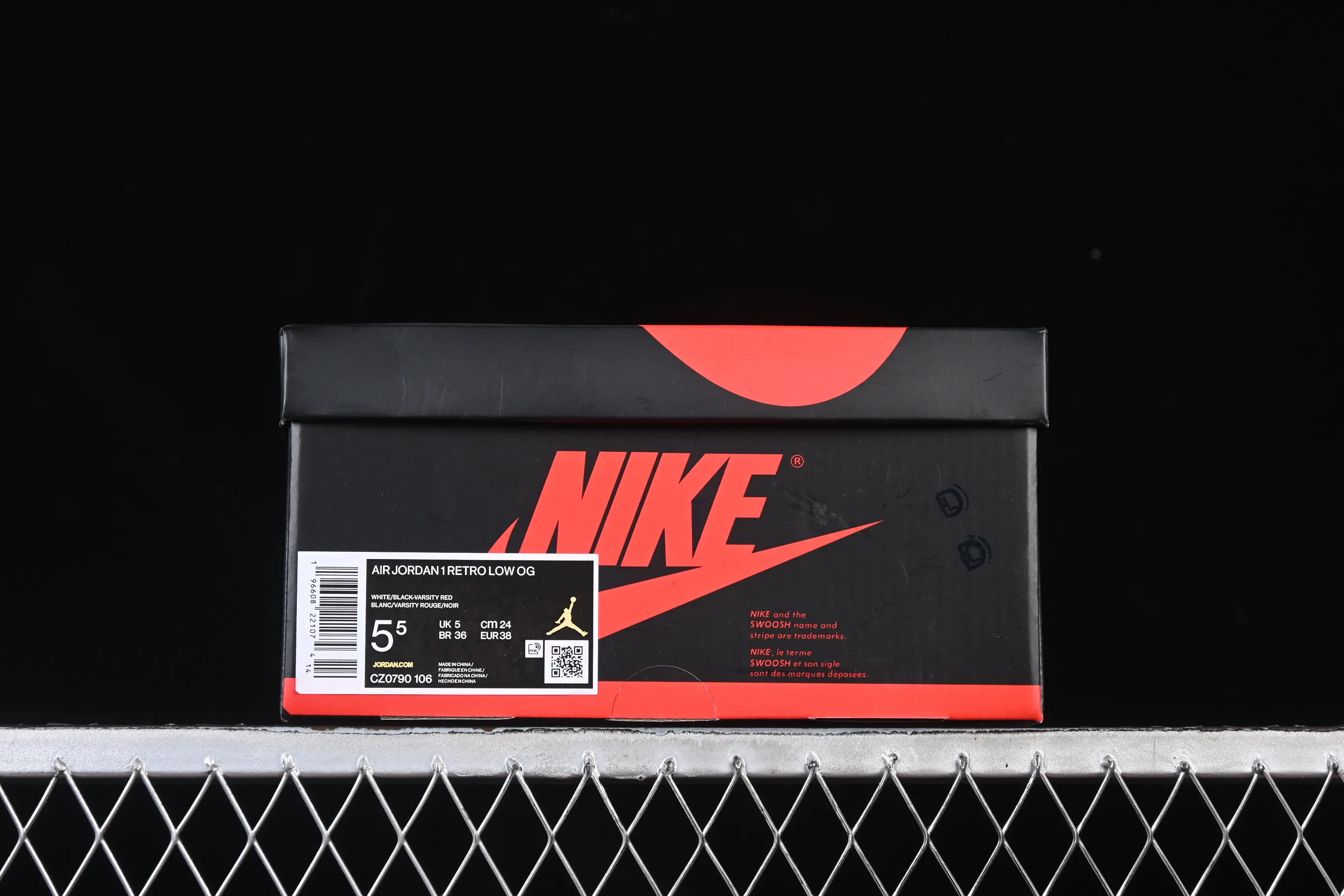 All categories Air Jordan Jordan series basketball shoes Air Jordan 1 Low Air Jordan 1 Low OG "Black Toe" AJ1 Joe 1 black toe low-top cultural casual sneakers CZ0790-106